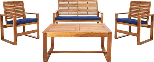 Acacia Patio Furniture Set for Outdoor Dining Comfort